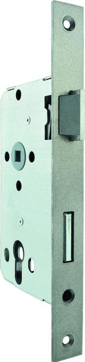 Actual product image Bever Mortise lock right, BB, DIN, stub, forend silver lacquered (Mortise lock)