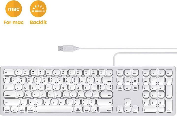 Produktbild Perixx PERIBOARD-325 M W DE (DE, Kabelgebunden)