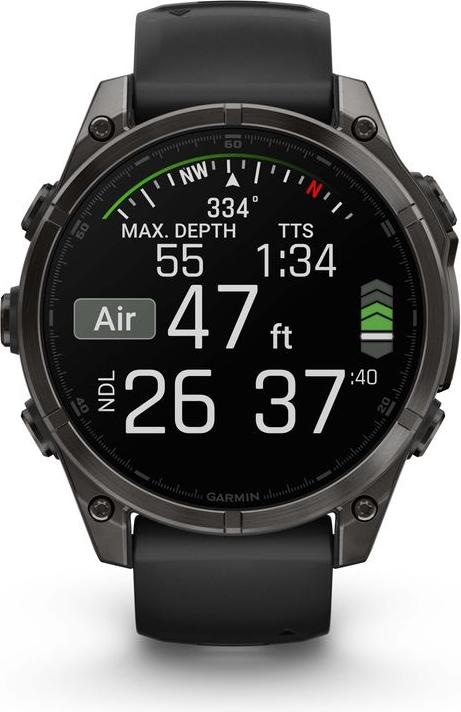 Actual product image Garmin Fenix 8 AMOLED Sapphire Titan (47 mm)