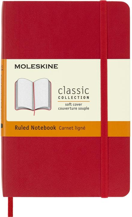Image du produit Moleskine Carnet de notes Pocket (Spécial, À rayures, Couverture souple)