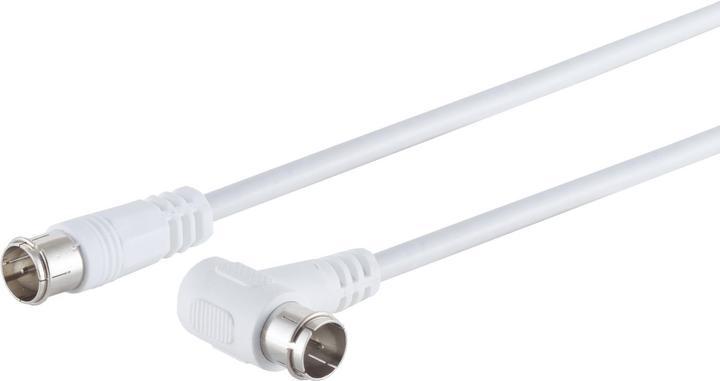 Shiverpeaks S/CONN maximale connectiviteit Sat-verbindingskabel, F-Quick-hoekstekker (100 dB, Antennekabel)