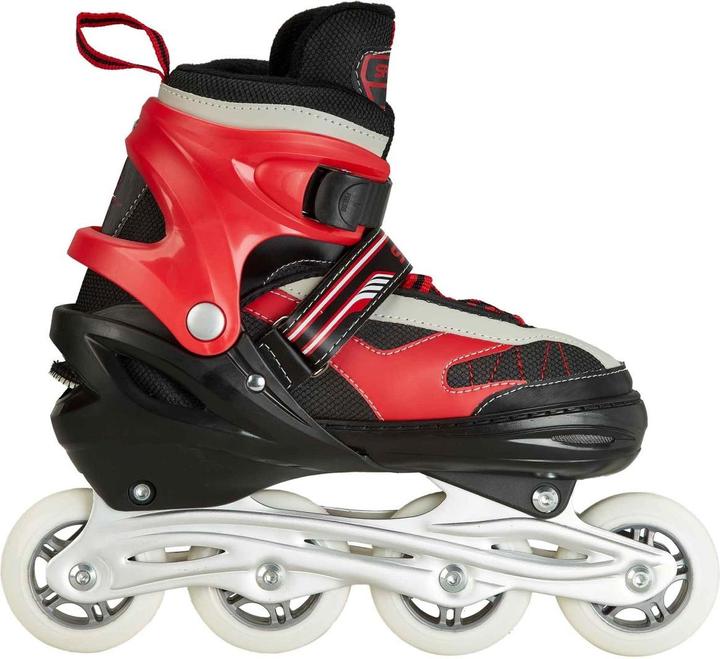 Actual product image Children inline skate "2 in 1 ", Red,, adjustable, 274 (40)