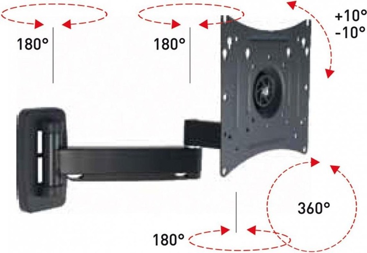 Produktbild Roline LCD/TV-Wandhalterung (Wand, 40", 25 kg)