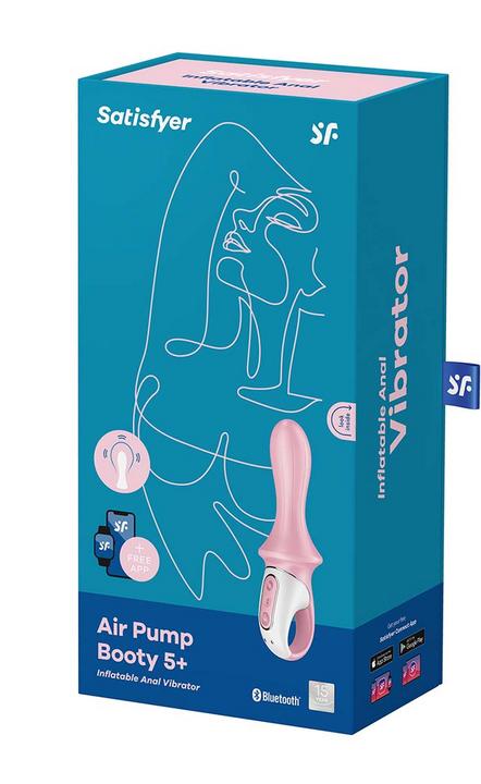 Produktbild Satisfyer Air Pump Booty 5 Connect App - Red