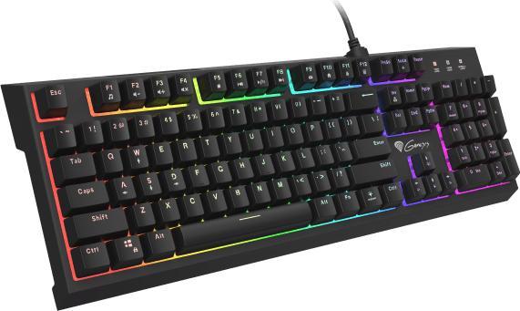Actual product image Genesis Thor 150 keyboard USB QWERTY US English Black (Eng. Int.)