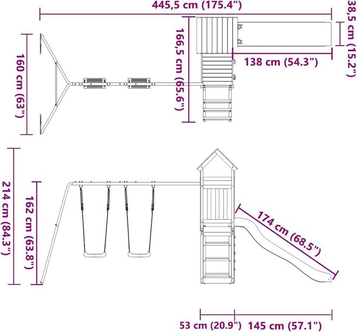 Immagine prodotto vidaXL Spielplatz