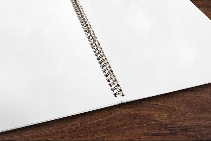 Actual product image Peach Wire binder spine 14mm silver