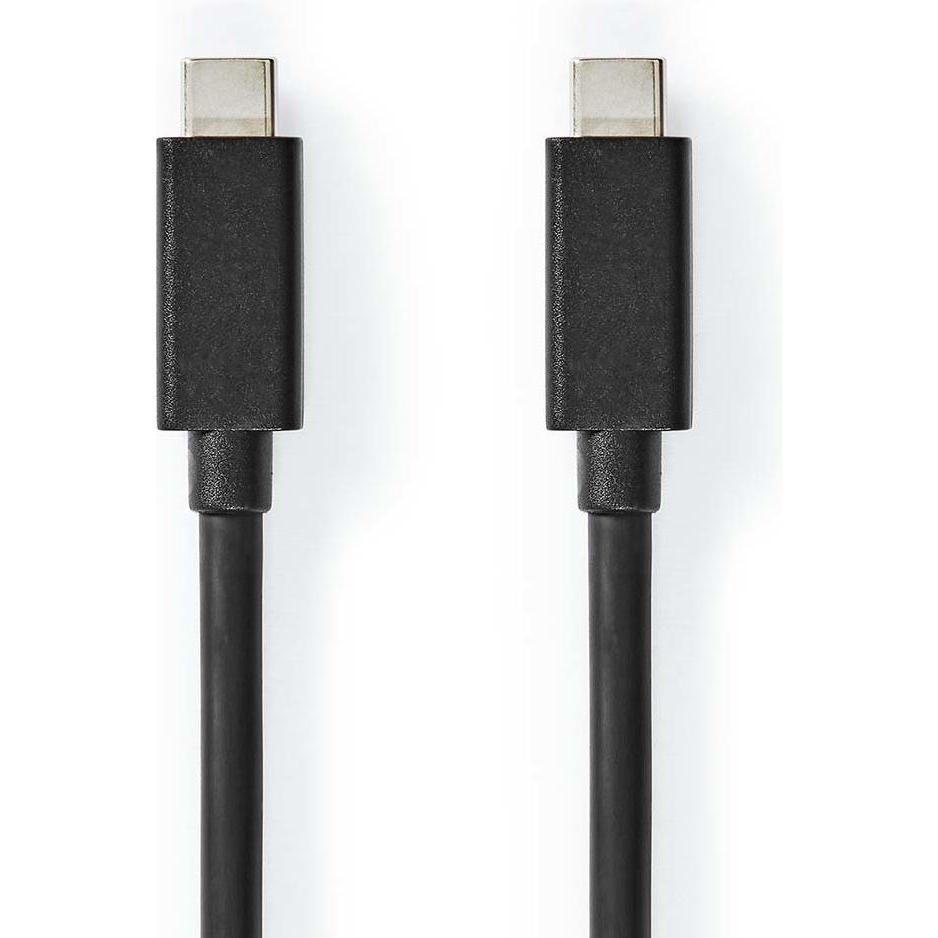 Nedis USB-Kabel USB 3.2 Gen 2x2 USB-C™ Stecker USB-C™ Stecker 100 W 4K@60Hz 20 Gbps Ve (1 m, USB 3.2 Gen 2), USB Kabel