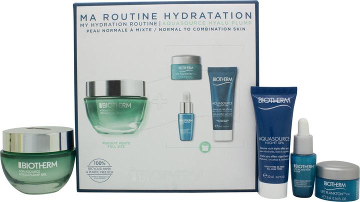 Biotherm Set Aquasource Aquasource Hyalu Plump 50ml Life Plankton elixir 7ml Aquasource Night Spa 20ml Life P (Facial care set)