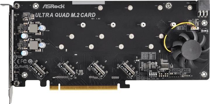 Produktbild AsRock Ultra Quad M.2 Card
