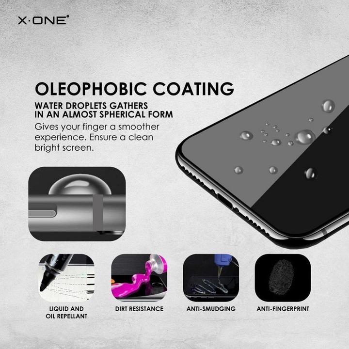 Actual product image X-One Protective glass Full Cover Extra Strong Matte - for iPhone 16 Pro Max tempered glass 9H (1 pcs., Apple iPhone 16 Pro Max)