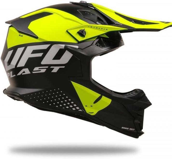 Productafbeelding Ufo Plast INTREPID helm zwart/geel L (L)