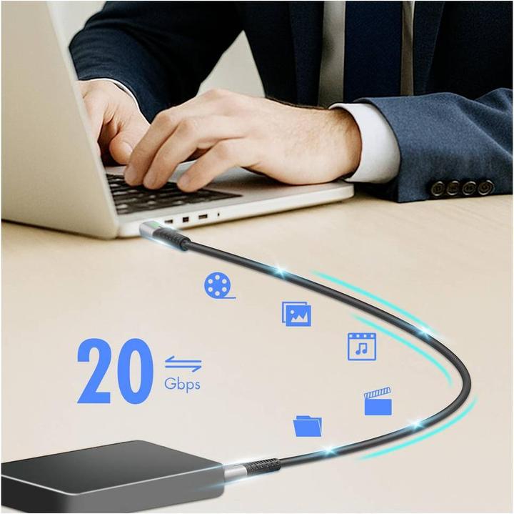 Immagine prodotto LogiLink Prüfen (0.50 m, USB 3.2 Gen 2x2, 240 W)