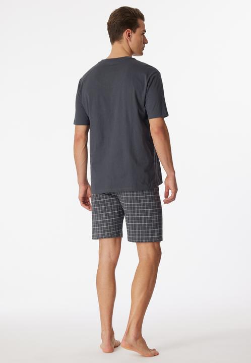 Produktbild Schiesser kurzer Pyjama Shorty Schlafanzug 100% Baumwolle | auch in Übergrössen (62)