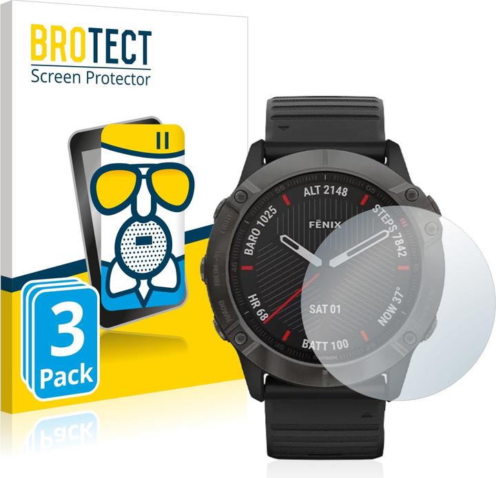 Produktbild BROTECT AirGlass Panzerglasfolie Matt (fenix 6X Pro)