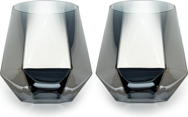 Produktbild Intirilife Wasserglas im Hexagon Design (2x)