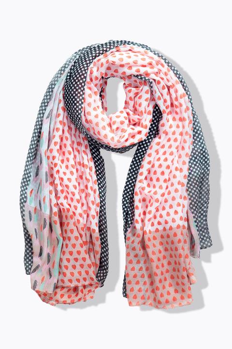 Immagine prodotto Ulla Popken Sciarpa con cuori e bordura