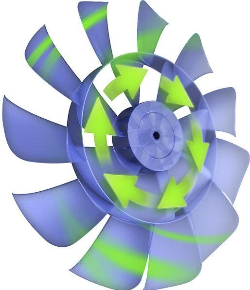 Productafbeelding kaiserkraft Wandventilator Airos Eco Silent WALL (35.60 dB)