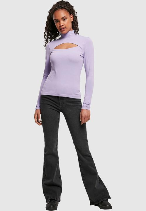 Actual product image Urban Classics Ladies Cut-Out Turtleneck Longsleeve (S)