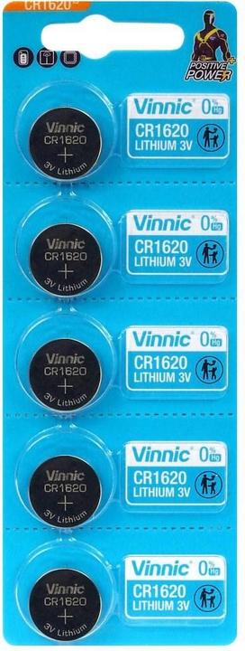 Vinnic CR1620 Lithium (5 pcs, CR1620)