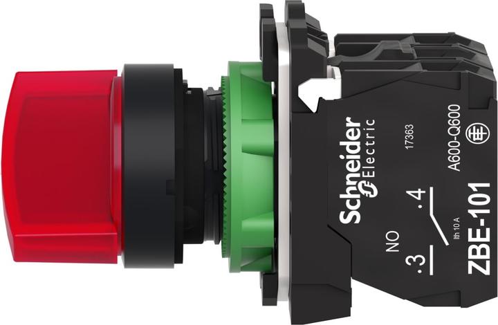 Produktbild Schneider Electric Ill Selector switch 2P Red 1NO/1NC 24V
