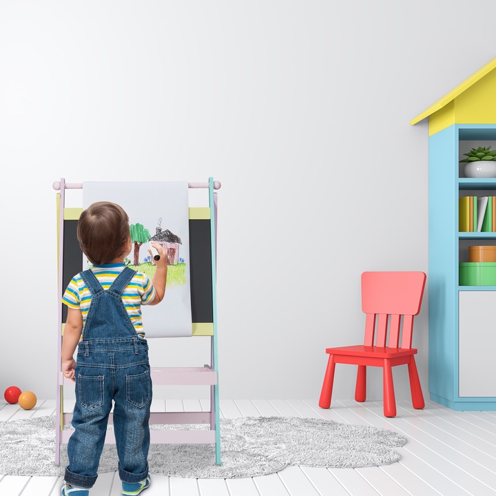 Actual product image Relaxdays Children's Easel