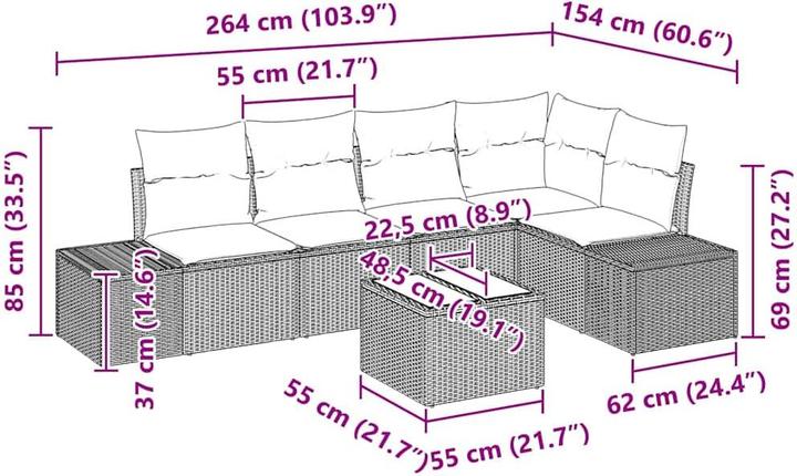 Produktbild vidaXL Harmoni
