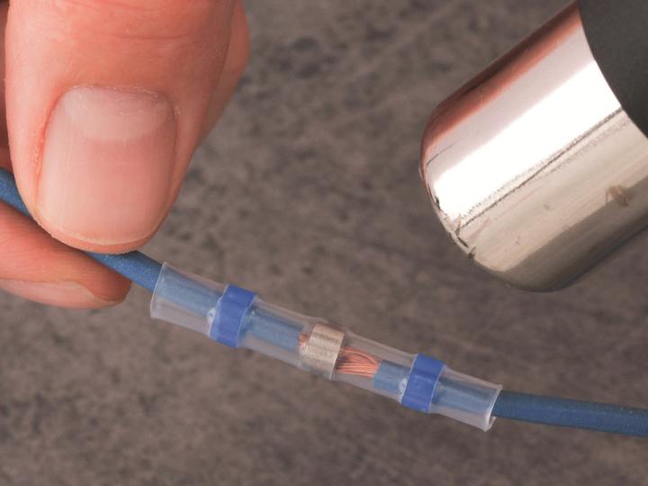 Produktbild Quadrios 22C464 Stossverbinder mit Schrumpfschlauch 4.0 mm² 6.0 mm² Vollisoliert Gelb 1 Set