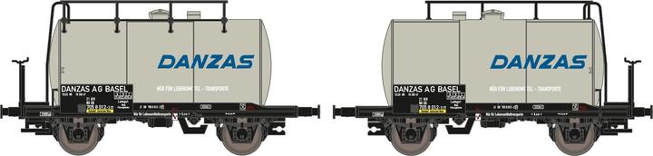 Produktbild Hobbytrain 2- Leichtbau-Kesselwagen DB "Danzas" Ep. IV (Spur N)
