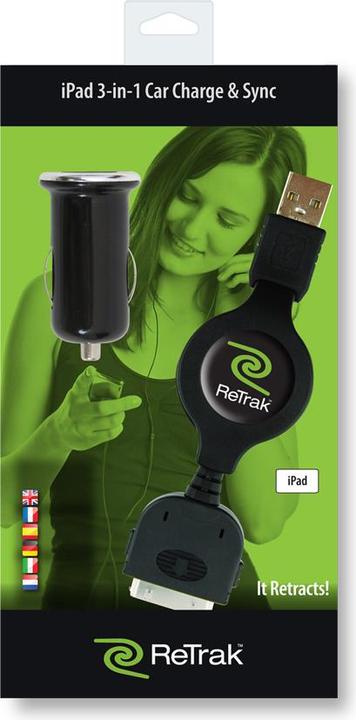 Actual product image ReTrak EUIPADCAR Mobile Car Charger Black
