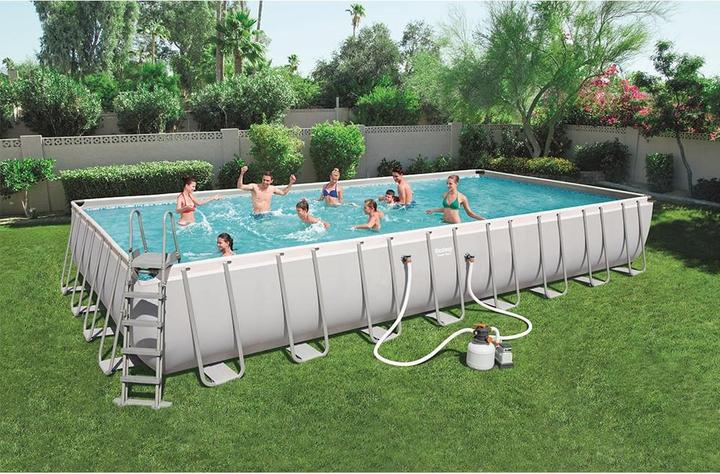 Produktbild Bestway Power Steel Aufstellpool-Set 956 x 488 x 132 cm (956 x 488 x 132 cm)