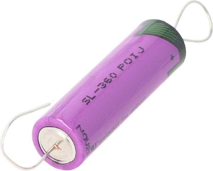 Produktbild Tadiran Batterie SL-360/P Axialer Draht (1 Stk., AA, 20 mAh)