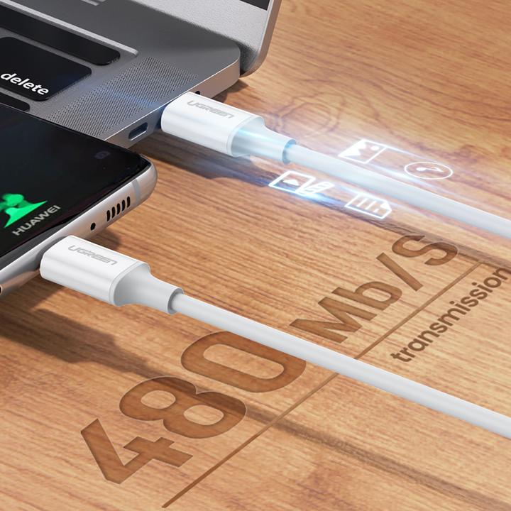 Image du produit Ugreen USB C — USB C (0.50 m, USB 3.0, 60 W)