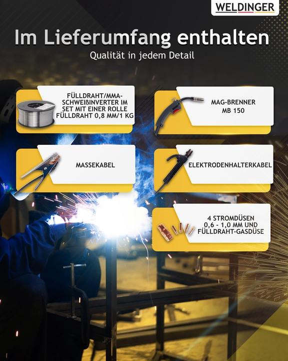Produktbild Weldinger Fülldrahtschweissgerät
