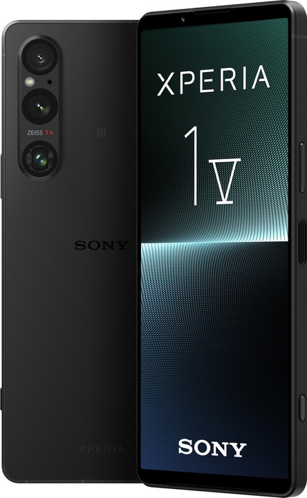 Sony Xperia 1 V (256 Go, Noir, 6.50", Double SIM hybride, 48 Mpx, 5G)