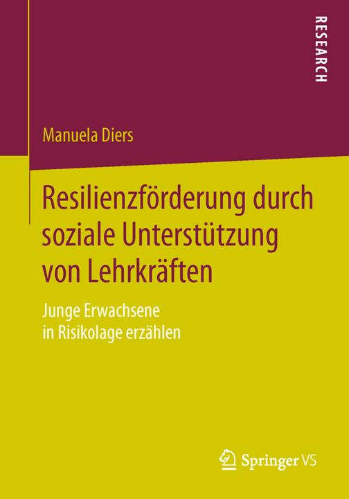 Produktbild Resilienzförderung durch soziale Unterstützung von Lehrkräften (Deutsch, Manuela Diers, 2016)