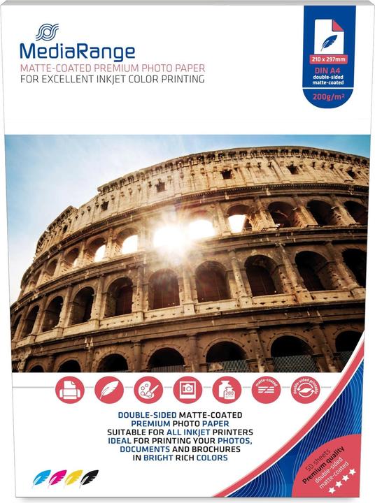Immagine prodotto MediaRange Carta fotografica (200 g/m², A4, 1 x)