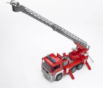 Image du produit Bruder Pompiers avec échelle tournante