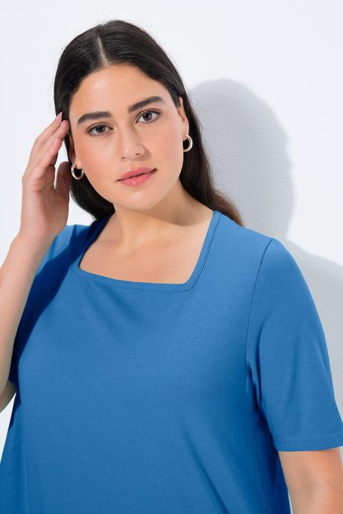 Actual product image Ulla Popken Essential Square Neck Stretch Tee (48)