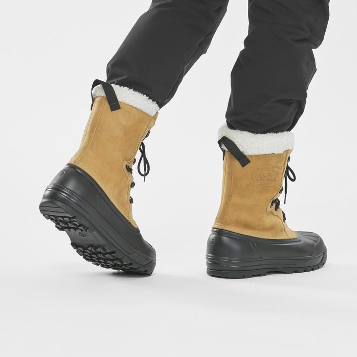 Produktbild Quechua Schneestiefel Herren Leder mit Schnürung warm wasserdicht Winterwandern - SH900 (39)