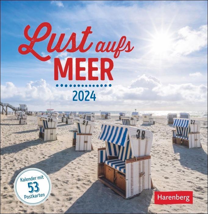 Produktbild Harenberg Lust aufs Meer Postkartenkalender 2024