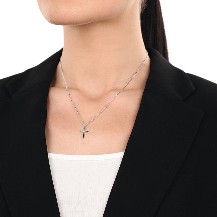 Immagine prodotto Amor Ciondolo Cupido per donna, argento 925, vetro | croce (Argento 925)