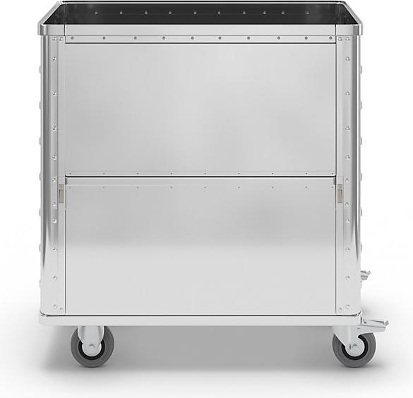 Produktbild Gmöhling Alu-Kastenwagen, absenkbare Seitenwand (250 kg)