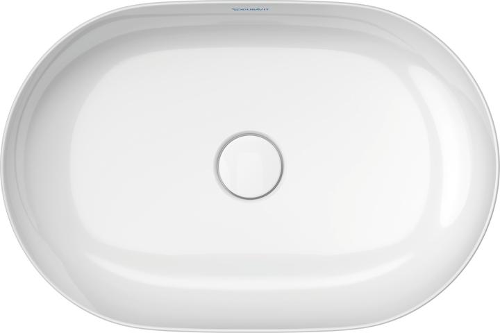 Produktbild Duravit Aufsatzbecken LUV o ÜL HLB 600x400mm o HL gr seidenmatt WG (400 mm, 600 mm)