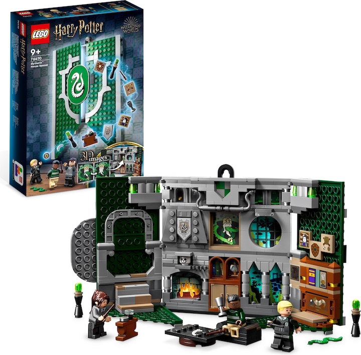 Image du produit LEGO Bannière de la maison Serpentard (76410, LEGO Harry Potter)