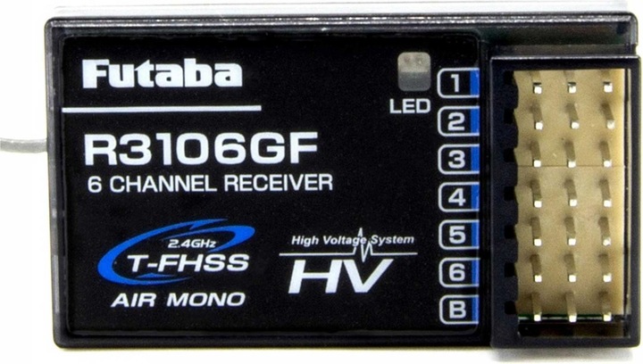 Immagine prodotto Futaba Ricevitore T6L Sport T-FHSS Mode2 e R3106GF