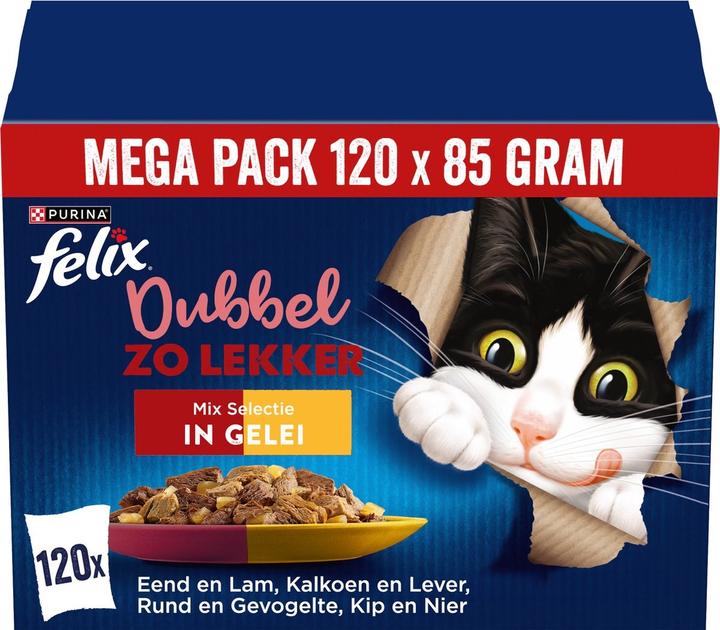 Produktbild Felix Doppelt lecker Fleisch (Adult, 10200 g)