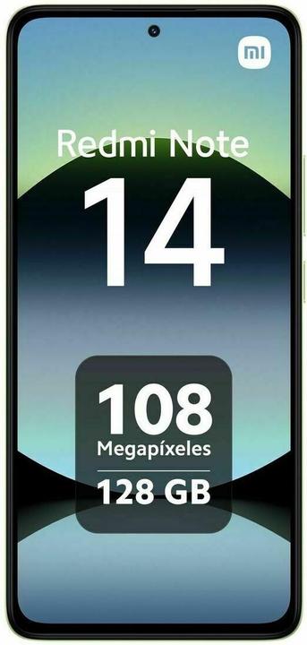 Produktbild Xiaomi Redmi Note 14 (128 GB, Lime Green, 6.67", Hybrid Dual SIM)