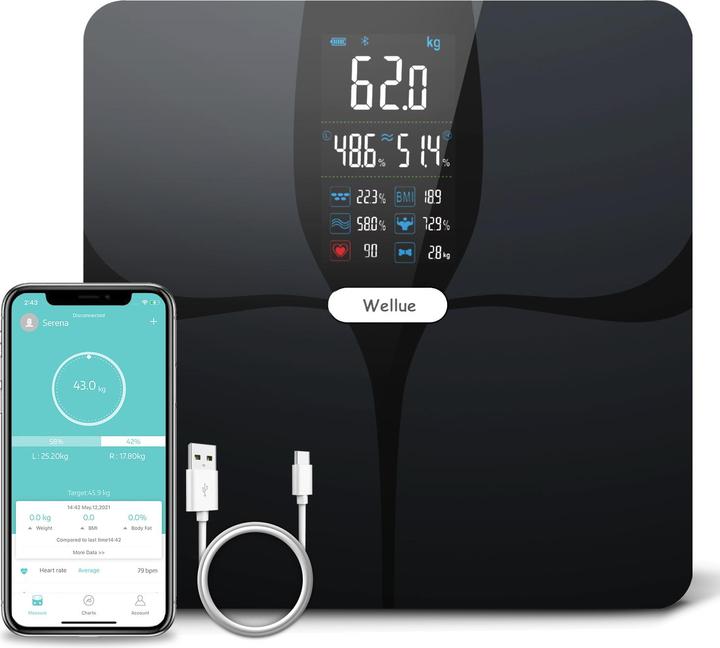 Actual product image ViatomTech Lescale Mat (F6) Bluetooth Weight Scale