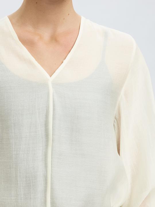 Produktbild Selected Femme V-Ausschnitt Langarmbluse (38)